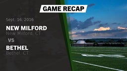 Recap: New Milford  vs. Bethel  2016