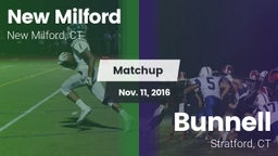 Matchup: New Milford vs. Bunnell  2016