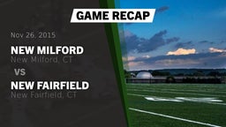 Recap: New Milford  vs. New Fairfield  2015