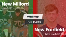 Matchup: New Milford vs. New Fairfield  2016