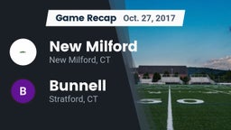 Recap: New Milford  vs. Bunnell  2017