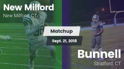 Matchup: New Milford vs. Bunnell  2018