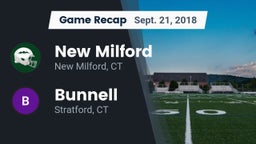 Recap: New Milford  vs. Bunnell  2018