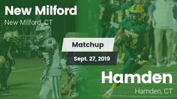 Matchup: New Milford vs. Hamden  2019