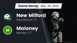 Recap: New Milford  vs. Maloney  2022