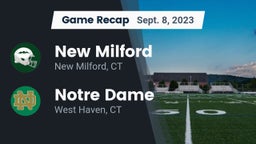 Recap: New Milford  vs. Notre Dame  2023