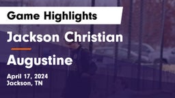 Jackson Christian  vs Augustine Game Highlights - April 17, 2024