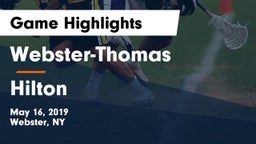 Webster-Thomas  vs Hilton  Game Highlights - May 16, 2019