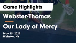 Webster-Thomas  vs Our Lady of Mercy Game Highlights - May 19, 2022