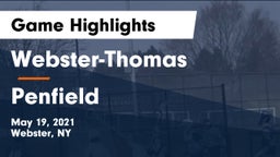 Webster-Thomas  vs Penfield  Game Highlights - May 19, 2021