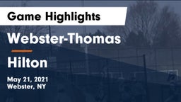 Webster-Thomas  vs Hilton  Game Highlights - May 21, 2021