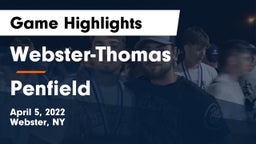 Webster-Thomas  vs Penfield  Game Highlights - April 5, 2022