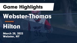 Webster-Thomas  vs Hilton  Game Highlights - March 28, 2023
