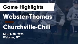 Webster-Thomas  vs Churchville-Chili  Game Highlights - March 30, 2023
