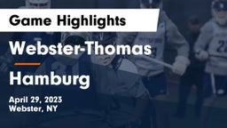Webster-Thomas  vs Hamburg  Game Highlights - April 29, 2023