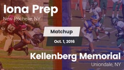 Matchup: Iona Prep High vs. Kellenberg Memorial  2016