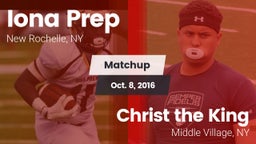 Matchup: Iona Prep High vs. Christ the King  2016