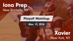 Matchup: Iona Prep High vs. Xavier  2016