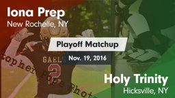 Matchup: Iona Prep High vs. Holy Trinity  2016