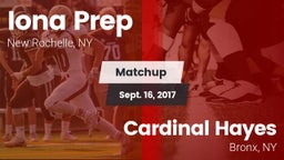 Matchup: Iona Prep High vs. Cardinal Hayes  2017