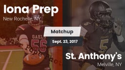 Matchup: Iona Prep High vs. St. Anthony's  2017