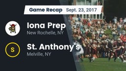 Recap: Iona Prep  vs. St. Anthony's  2017