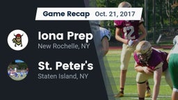 Recap: Iona Prep  vs. St. Peter's  2017