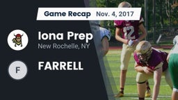 Recap: Iona Prep  vs. FARRELL 2017