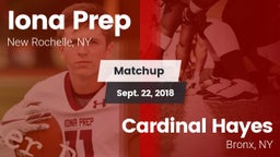 Matchup: Iona Prep High vs. Cardinal Hayes  2018