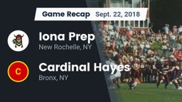 Recap: Iona Prep  vs. Cardinal Hayes  2018
