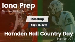 Matchup: Iona Prep High vs. Hamden Hall Country Day  2018