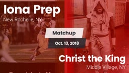 Matchup: Iona Prep High vs. Christ the King  2018