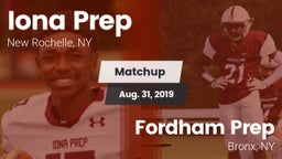 Matchup: Iona Prep High vs. Fordham Prep  2019