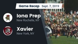 Recap: Iona Prep  vs. Xavier  2019