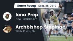 Recap: Iona Prep  vs. Archbishop Stepinac  2019
