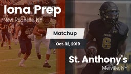 Matchup: Iona Prep High vs. St. Anthony's  2019