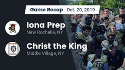 Recap: Iona Prep  vs. Christ the King  2019