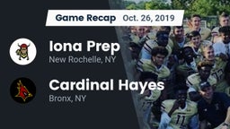 Recap: Iona Prep  vs. Cardinal Hayes  2019