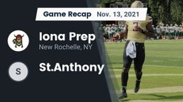 Recap: Iona Prep  vs. St.Anthony 2021