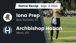 Recap: Iona Prep  vs. Archbishop Hoban  2022