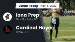 Recap: Iona Prep  vs. Cardinal Hayes  2022