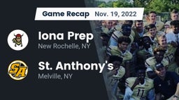 Recap: Iona Prep  vs. St. Anthony's  2022