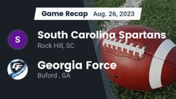 Recap: South Carolina Spartans vs. Georgia Force 2023