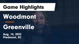Woodmont  vs Greenville  Game Highlights - Aug. 14, 2023