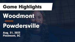 Woodmont  vs Powdersville  Game Highlights - Aug. 31, 2023