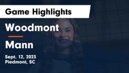 Woodmont  vs Mann  Game Highlights - Sept. 12, 2023