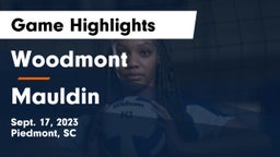 Woodmont  vs Mauldin  Game Highlights - Sept. 17, 2023