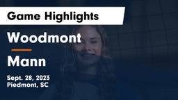 Woodmont  vs Mann  Game Highlights - Sept. 28, 2023