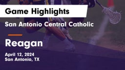 San Antonio Central Catholic  vs Reagan Game Highlights - April 12, 2024