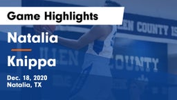 Natalia  vs Knippa  Game Highlights - Dec. 18, 2020